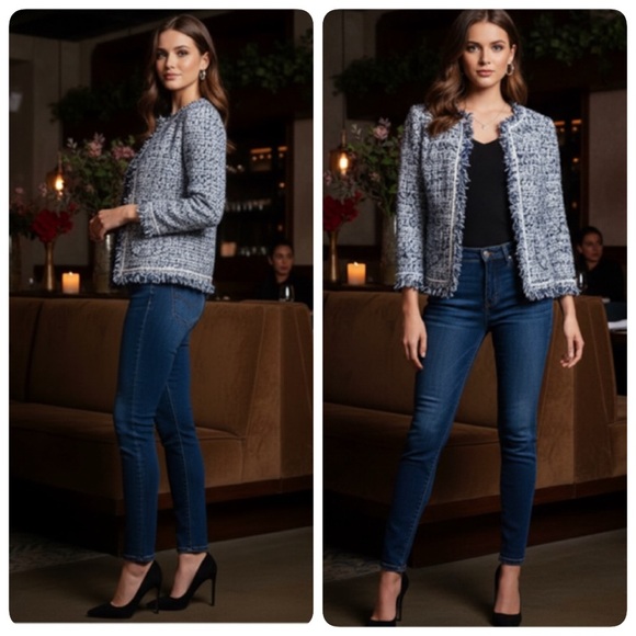 W by Worth Jackets & Blazers - W BY WORTH TWEED BLAZER SIZE 4